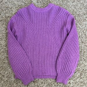 Purple Knitted Sweater Size XS!